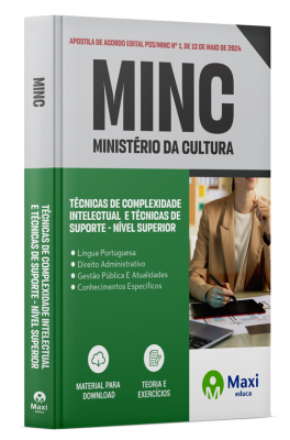 Apostila Minc - 2024 - Técnicas de Complexidade Intelectual  e Técnicas de Suporte - Nível Superior