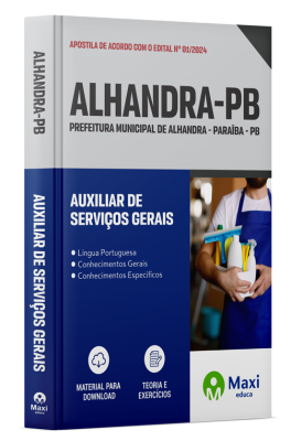Apostila Prefeitura de Alhandra - PB - 2024 - Professor da Educação Infantil