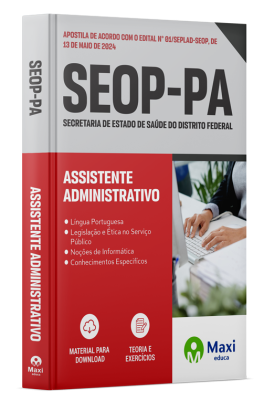 Apostila SEOP-PA - 2024 - Assistente Administrativo