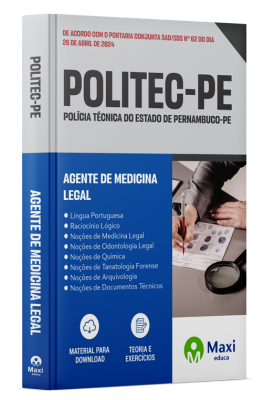 Apostila POLITEC-PE 2024 - Agente de Medicina Legal