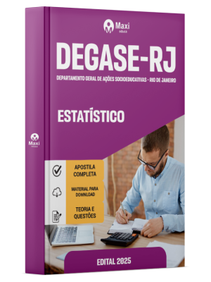 DEGASE-RJ - Departamento Geral de Ações Socioeducativas - RJ - 2025 - Estatístico
