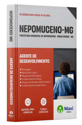 Apostila Prefeitura de Nepomuceno - MG - 2024 - Agente de Desenvolvimento