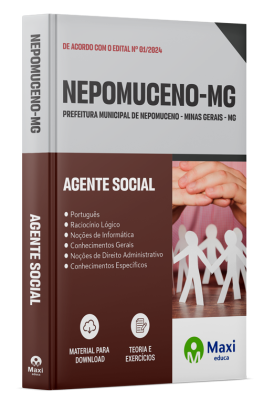 Apostila Prefeitura de Nepomuceno - MG - 2024 - Agente Social