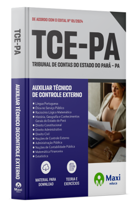 Apostila TCE-PA - 2024 - Auxiliar Técnico de Controle Externo