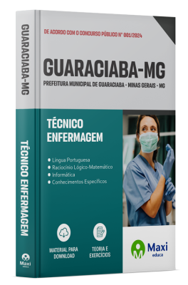 Apostila Prefeitura de Guaraciaba - MG - 2024 - Técnico Enfermagem