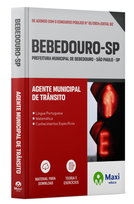 Apostila Prefeitura de Bebedouro - SP - 2024 - Agente Municipal de Trânsito