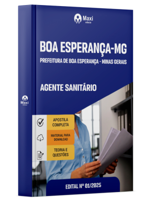 Apostila Prefeitura de Boa Esperança - MG - 2025 - Agente Sanitário