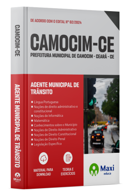 Apostila Prefeitura de Camocim - CE - 2024 - Agente Municipal de Trânsito