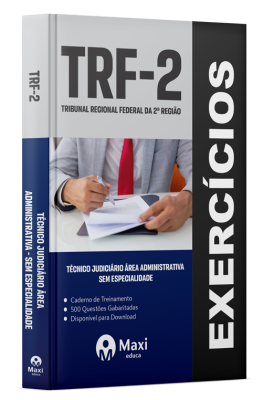 Caderno de Questões TRF 2 - 2024 - 500 questões gabaritadas - Praticando - Técnico Judiciário Área Administrativa - Sem Especialidade