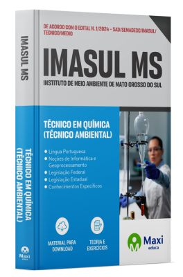 Apostila IMASUL MS - 2024 - Técnico em Química (Técnico Ambiental)