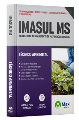 Apostila IMASUL MS - 2024 - Técnico Ambiental