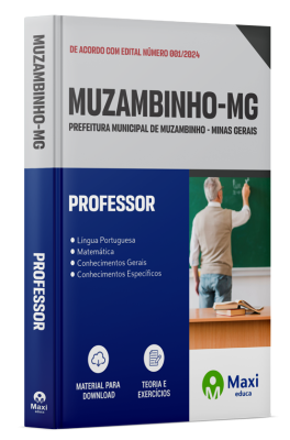 Apostila Prefeitura de Muzambinho - MG - 2024 - Professor