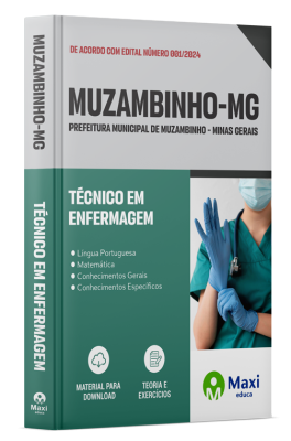 Apostila Prefeitura de Muzambinho - MG - 2024 - Técnico em Enfermagem