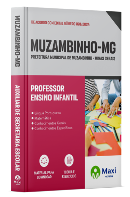 Apostila Prefeitura de Muzambinho - MG - 2024 - Professor Ensino Infantil