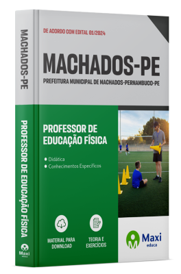Apostila Prefeitura de Machados - PE - 2024 - Professor de Educação Física