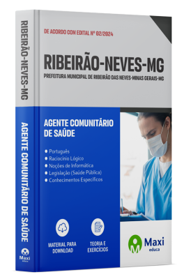 Apostila Prefeitura de Ribeirão das Neves - MG - 2024 - Agente Comunitário de Saúde
