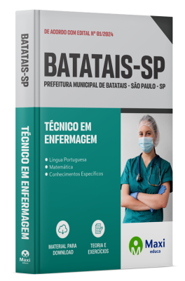 Apostila Prefeitura de Batatais - SP - 2024 - Técnico em Enfermagem