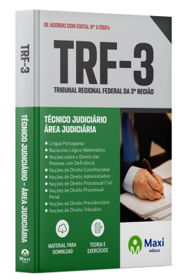 Apostila TRF 3 - 2024 - Técnico Judiciário – Área Administrativa