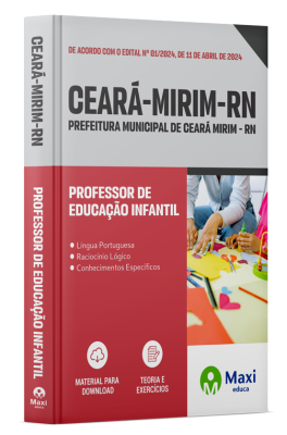 Apostila Prefeitura De Ceará Mirim - RN - 2024 - Professor de Educação Infantil