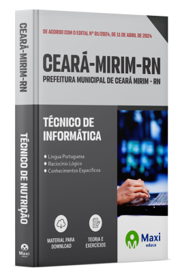 Apostila Prefeitura De Ceará Mirim - RN - 2024 - Técnico de Informática