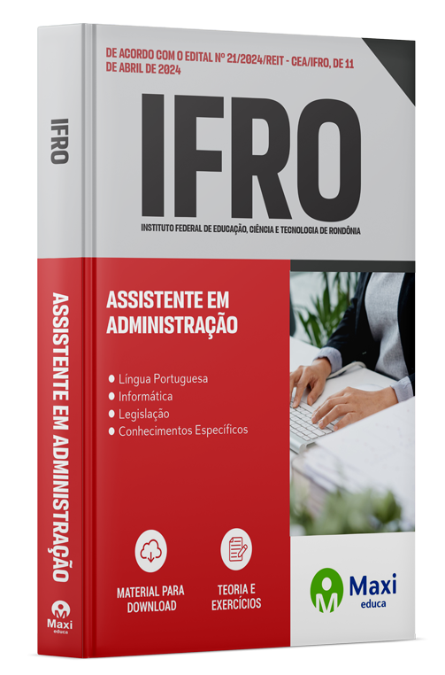 Apostila Ifro 2024 Assistente Em Administração