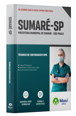 Apostila Prefeitura de Sumaré - SP - 2024 - Técnico de Enfermagem SMS