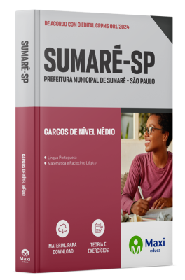 Apostila Prefeitura de Sumaré - SP - 2024 - Cargos de Nível Médio