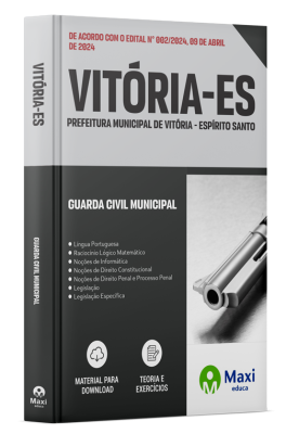 Apostila Prefeitura de Vitória-ES 2024 - Guarda Civil Municipal