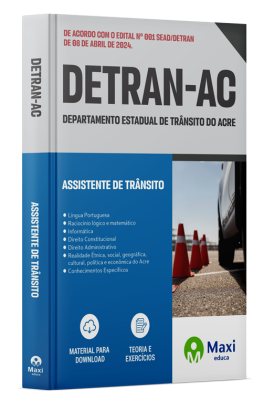 Apostila DETRAN-AC 2024 - Assistente de Trânsito