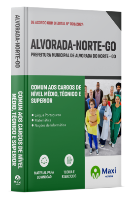 Apostila Prefeitura de Alvorada do Norte - GO - 2024 - Comum aos cargos de Nível Médio, Técnico e Superior