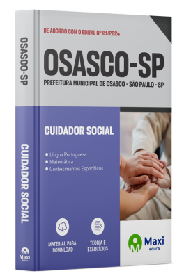 Apostila Prefeitura de Osasco - SP - 2024 - Cuidador Social