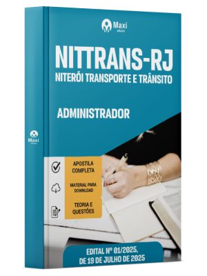 Apostila Nittrans - Niterói Transporte e Trânsito - 2025 - Administrador