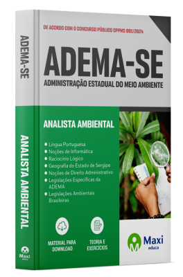 Apostila Adema SE - 2024 - Analista Ambiental