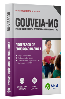 Apostila Prefeitura de Gouveia - MG - 2024 - Professor de Educação Básica I