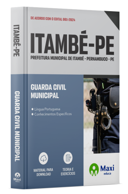 Apostila Prefeitura de Itambé - PE - 2024 - Guarda Civil Municipal