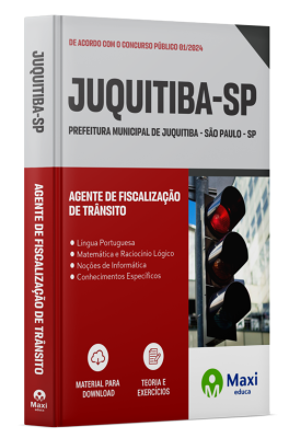 Apostila Prefeitura de Juquitiba - SP - 2024 - Agente de Fiscalização de Trânsito