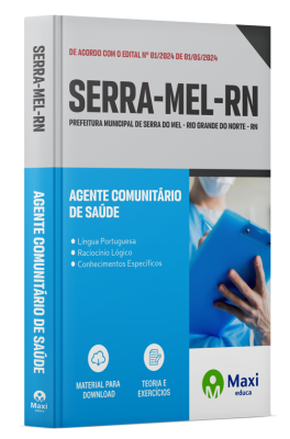 Apostila Prefeitura de Serra do Mel - RN - 2024 - Agente Comunitário de Saúde
