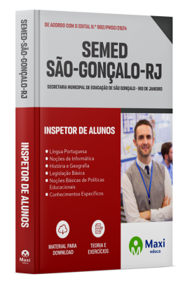 Apostila SEMED São Gonçalo - RJ - 2024 - Inspetor de Alunos