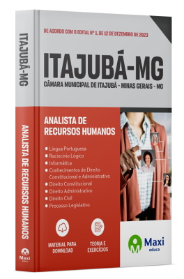 Apostila Câmara de Itajubá - MG - 2024 - Analista de Recursos Humanos