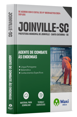 Apostila Prefeitura de Joinville - SC - 2024 - Agente de Combate às Endemias