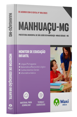 Apostila Prefeitura de São João do Manhuaçu - MG - 2024 - Monitor de Educação Infantil