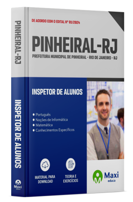 Apostila Prefeitura de Pinheiral - RJ - 2024 - Inspetor de Alunos
