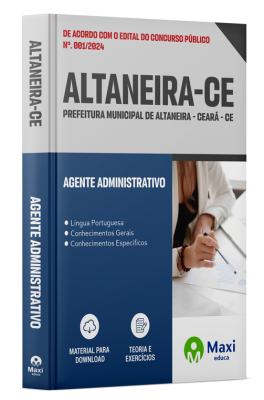 Apostila Prefeitura de Altaneira - CE - 2024 - Agente Administrativo