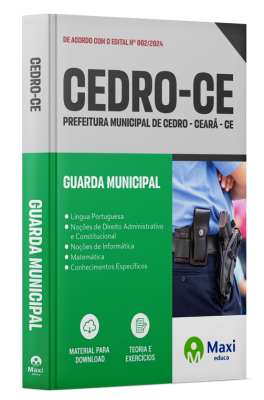 Apostila Prefeitura de Cedro - CE - 2024 - Guarda Municipal