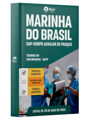 Apostila TCAP - Marinha do Brasil - Corpo Auxiliar de Praças - Técnico em Enfermagem - QATP