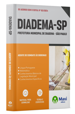 Apostila Prefeitura de Diadema-SP 2024 - Agente de Combate às Endemias