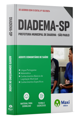 Apostila Prefeitura de Diadema-SP 2024 - Agente Comunitário de Saúde