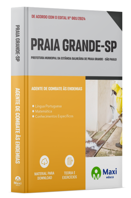 Apostila Prefeitura de Praia Grande-SP 2024 - Agente de Combate às Endemias