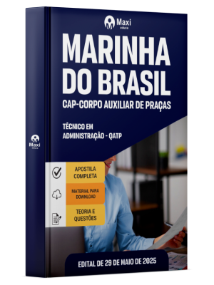 Apostila TCAP - Marinha do Brasil - Corpo Auxiliar de Praças - Técnico em Administração - QATP