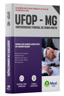 Apostila UFOP 2024 - Assistente em Administração